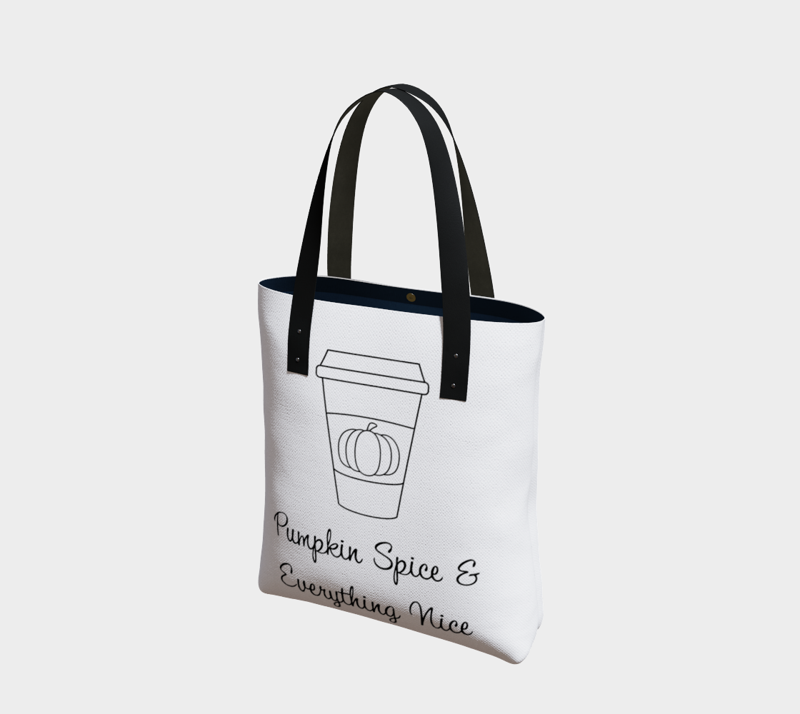 Pumpkin Spice & Everything Nice Basic Tote preview