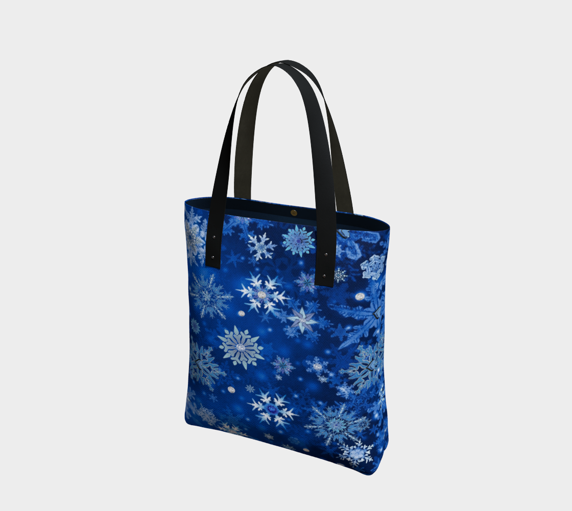 Blue Snowflakes Christmas Winter Holidays preview