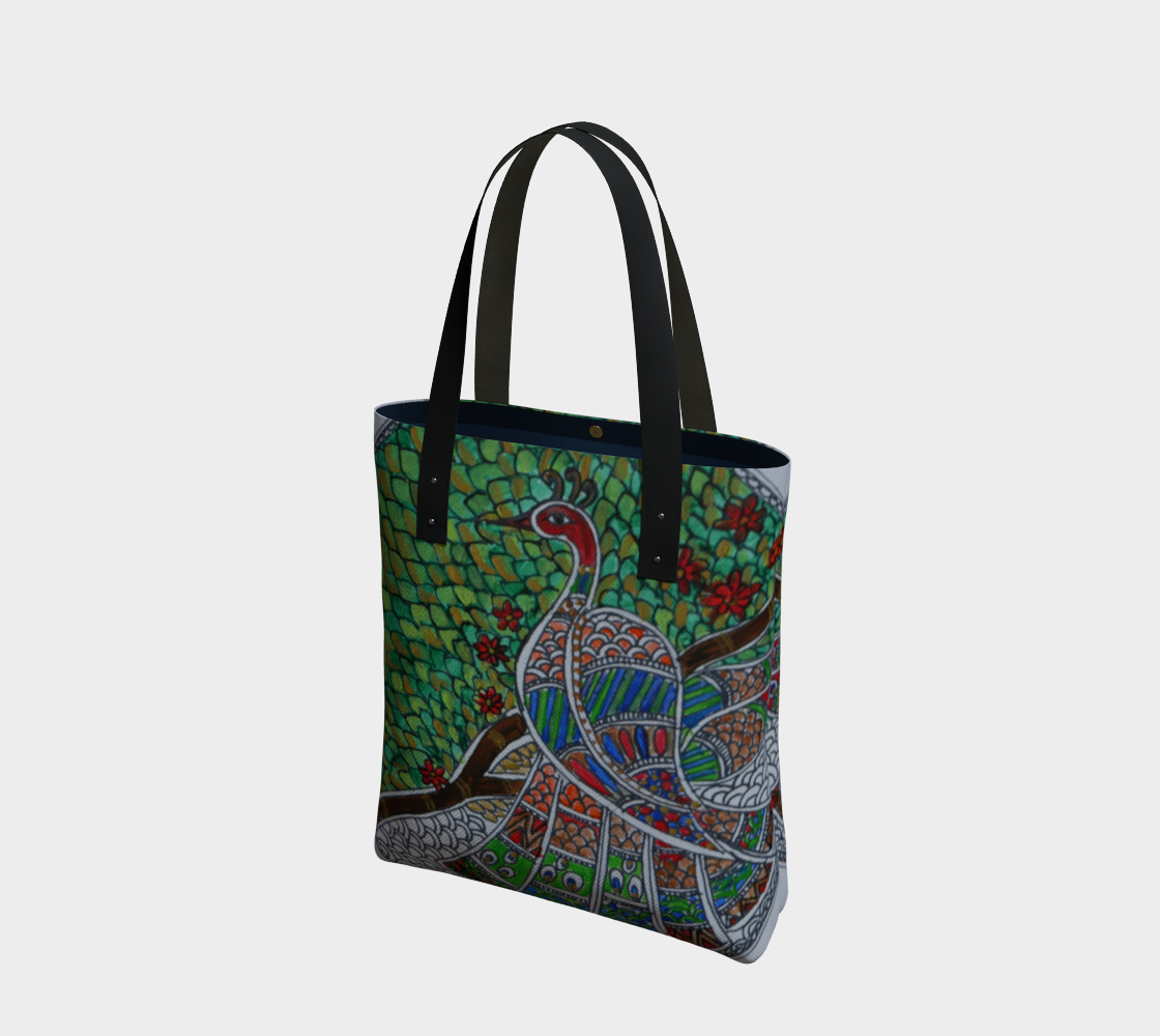 Peacock tote preview #1