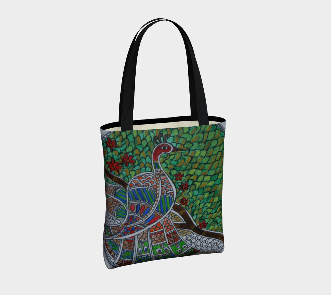 Peacock tote preview #4