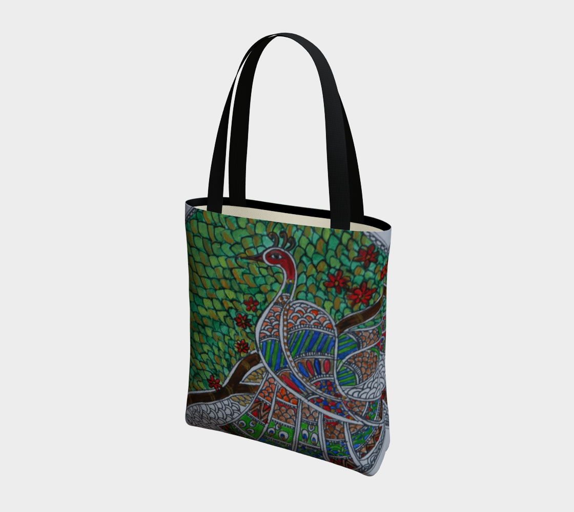 Peacock tote preview #3