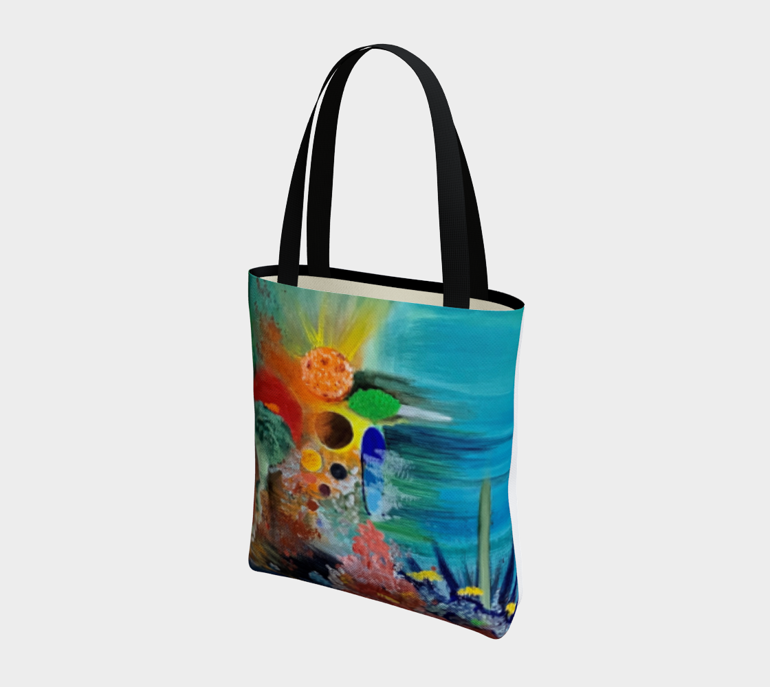 Peace Underwater Tote by Abby Needler Miniature #4