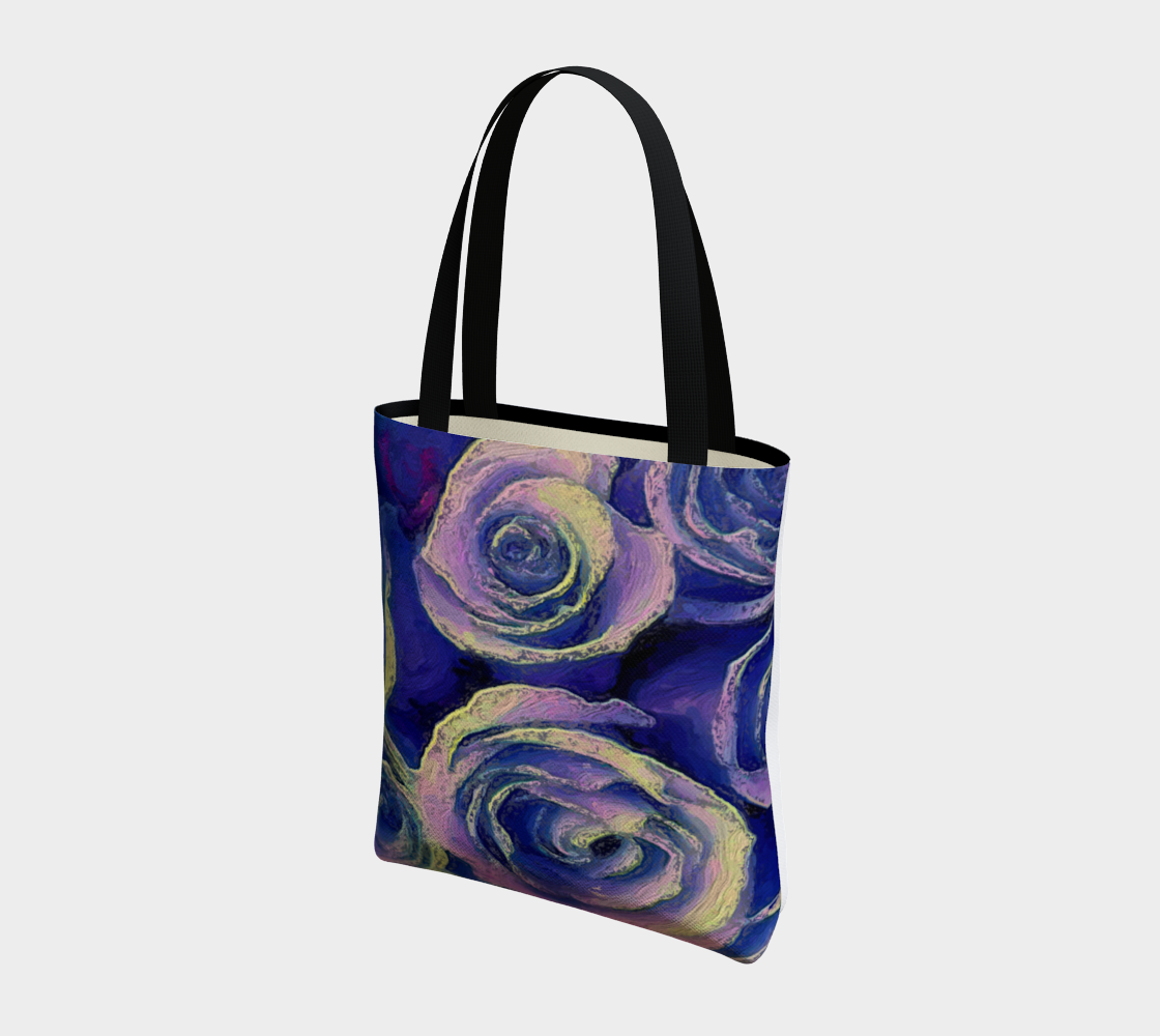 Purple Roses Tote by Bryan Bromstrup preview #3
