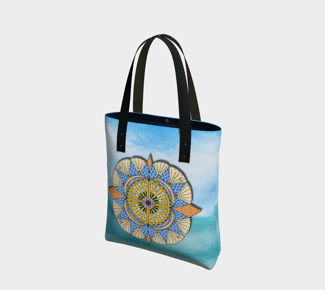 "Sail Away" Beach Mandala Tote preview #1