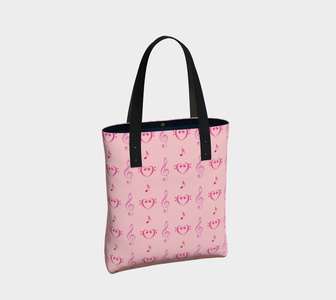 Pink Musical Tote Bag Miniature #3