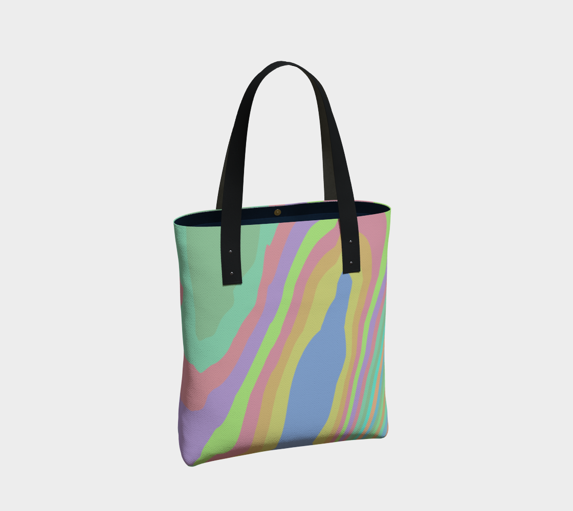Pastel Pale Rainbow Strata Layers preview #2