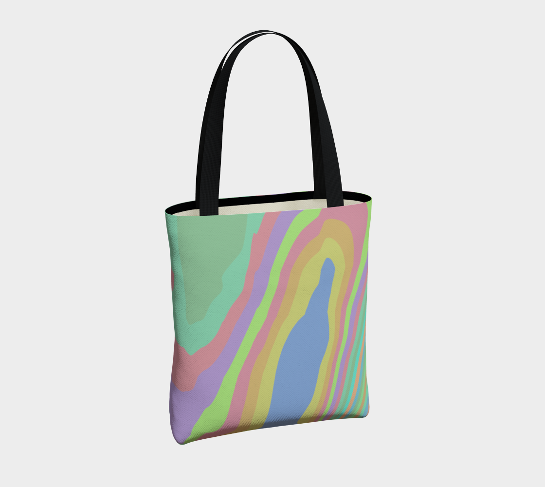 Pastel Pale Rainbow Strata Layers preview #4