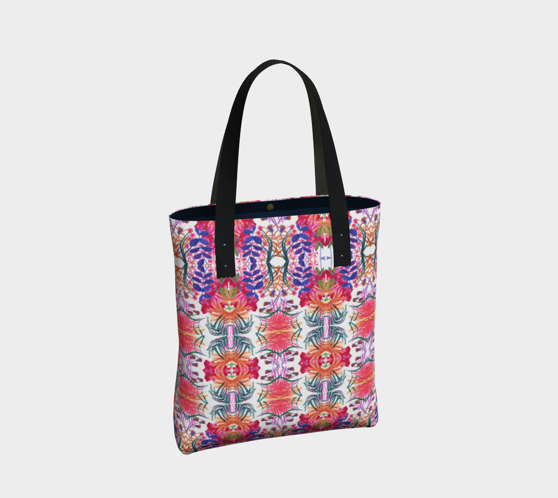Enchanted Forest Ikat Tote Bag Miniature #3