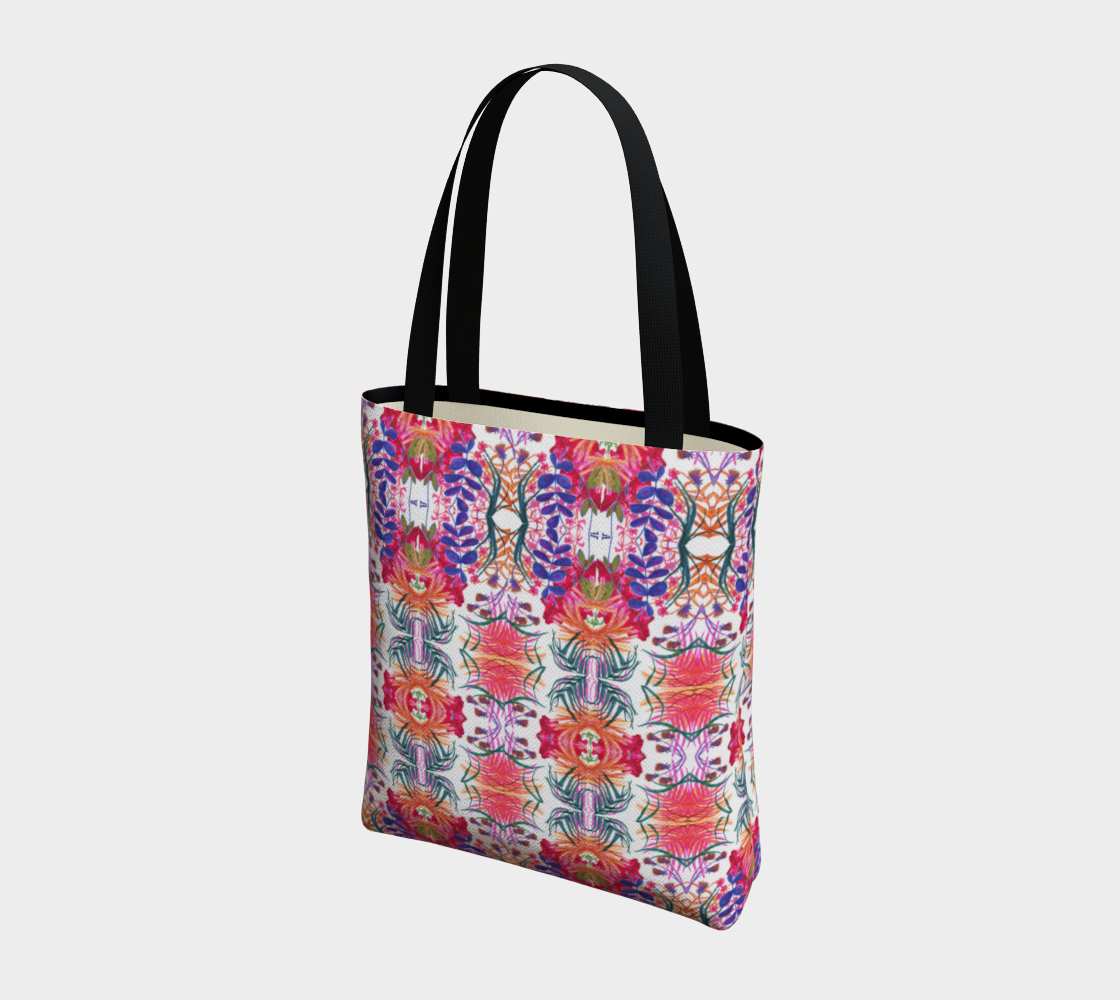 Enchanted Forest Ikat Tote Bag Miniature #4