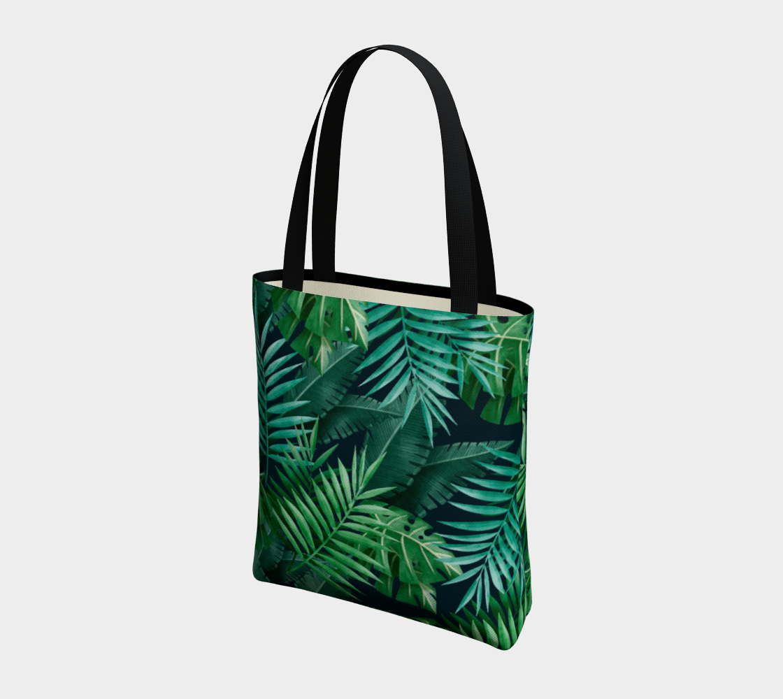 Aperçu de Exotic Jungle Green Leaves #3