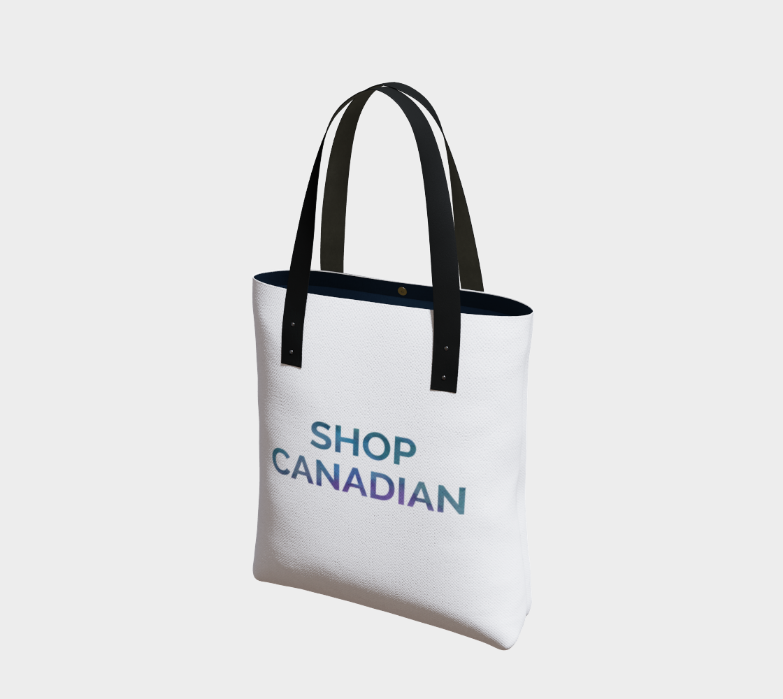 Shop Canadian - white background multicolour text preview #1