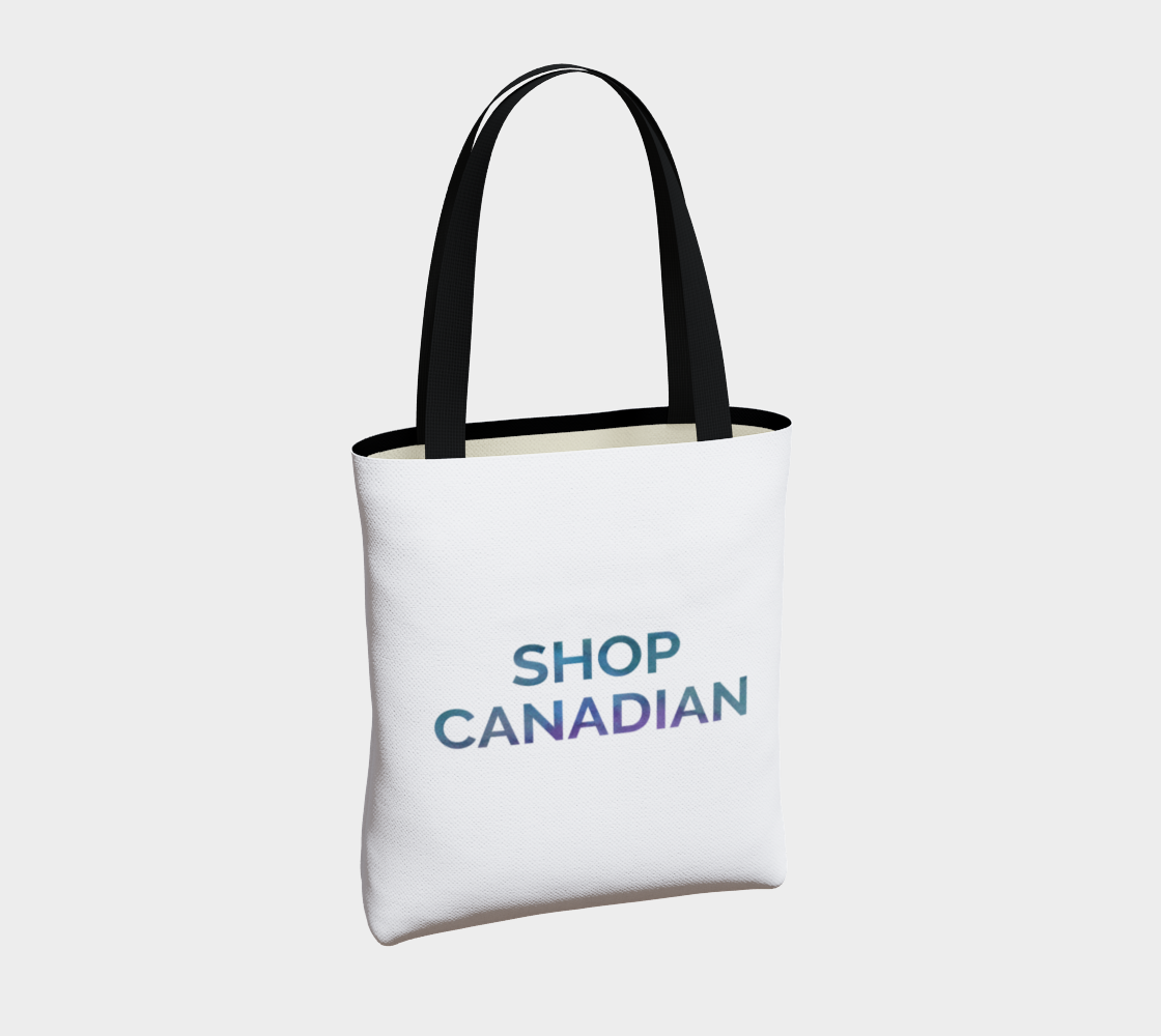 Shop Canadian - white background multicolour text preview #4
