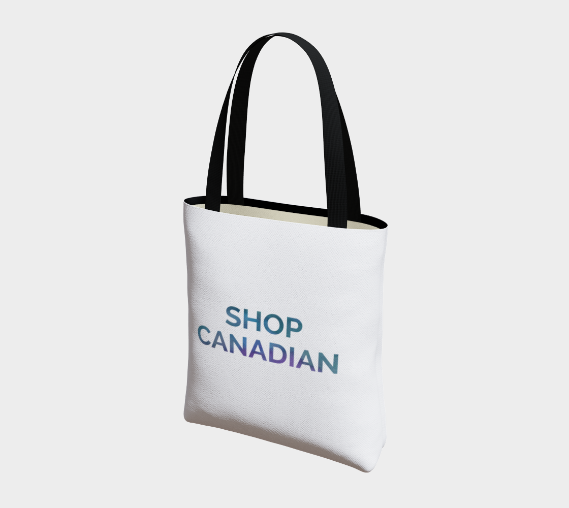 Shop Canadian - white background multicolour text preview #3