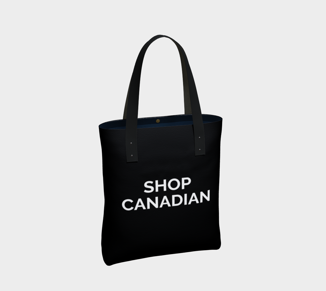 Shop Canadian - black background with white text preview #2