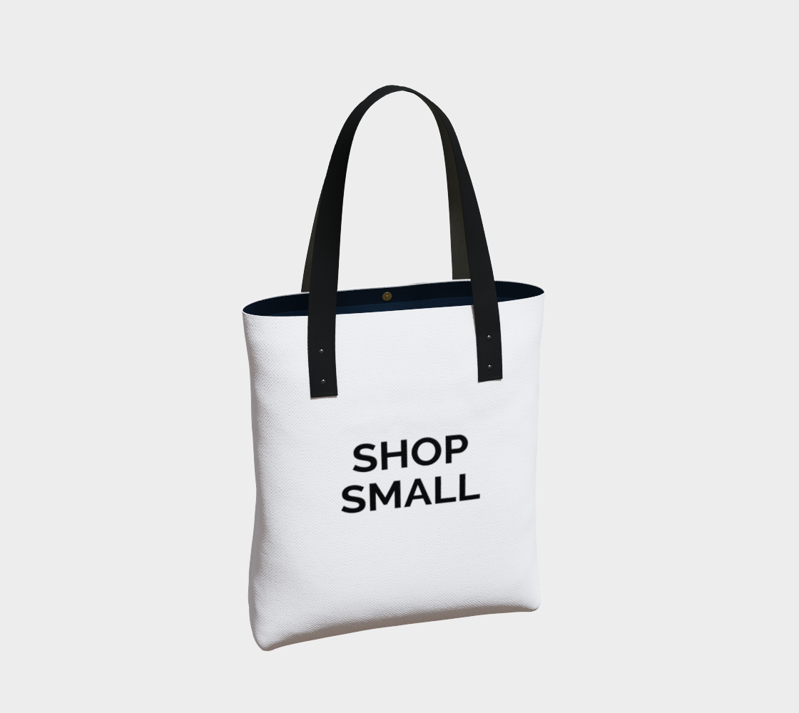 Shop Small - white background with black text preview #2