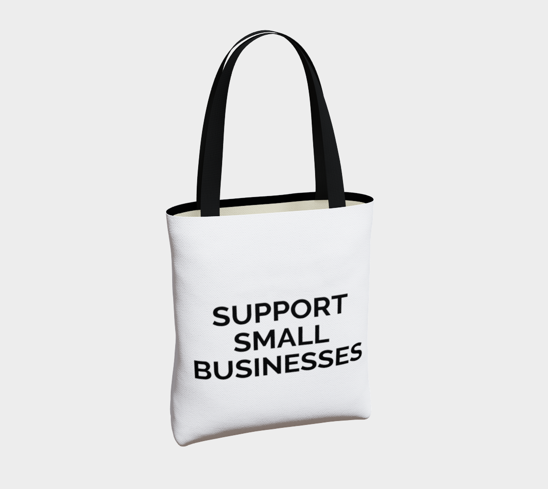 Support Small Businesses - white background with black text thumbnail #5