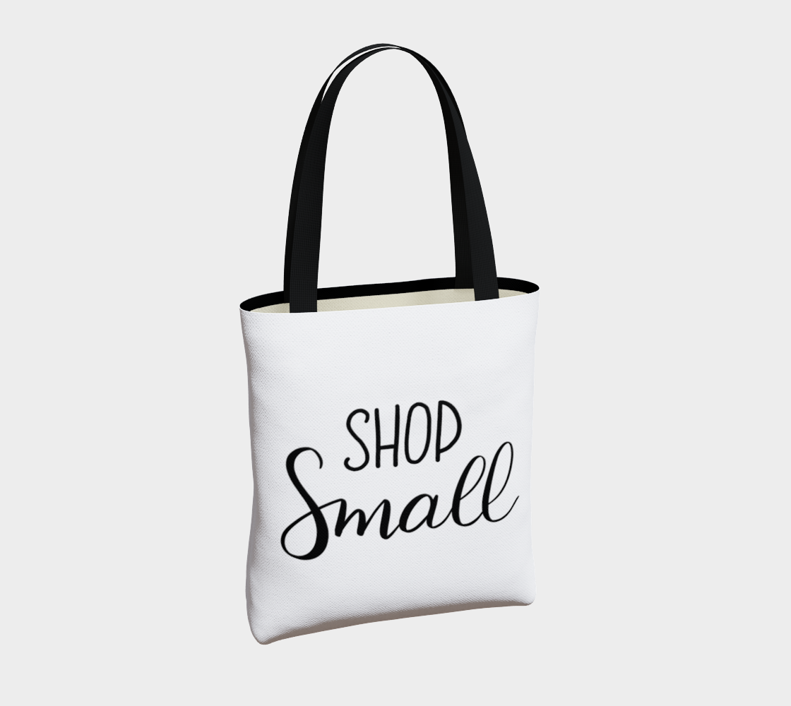 Shop Small - white background with black lettering thumbnail #5