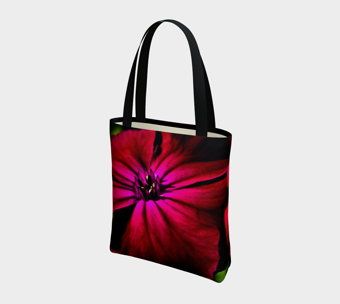 Purple Wild Flower Tote Bag preview #3