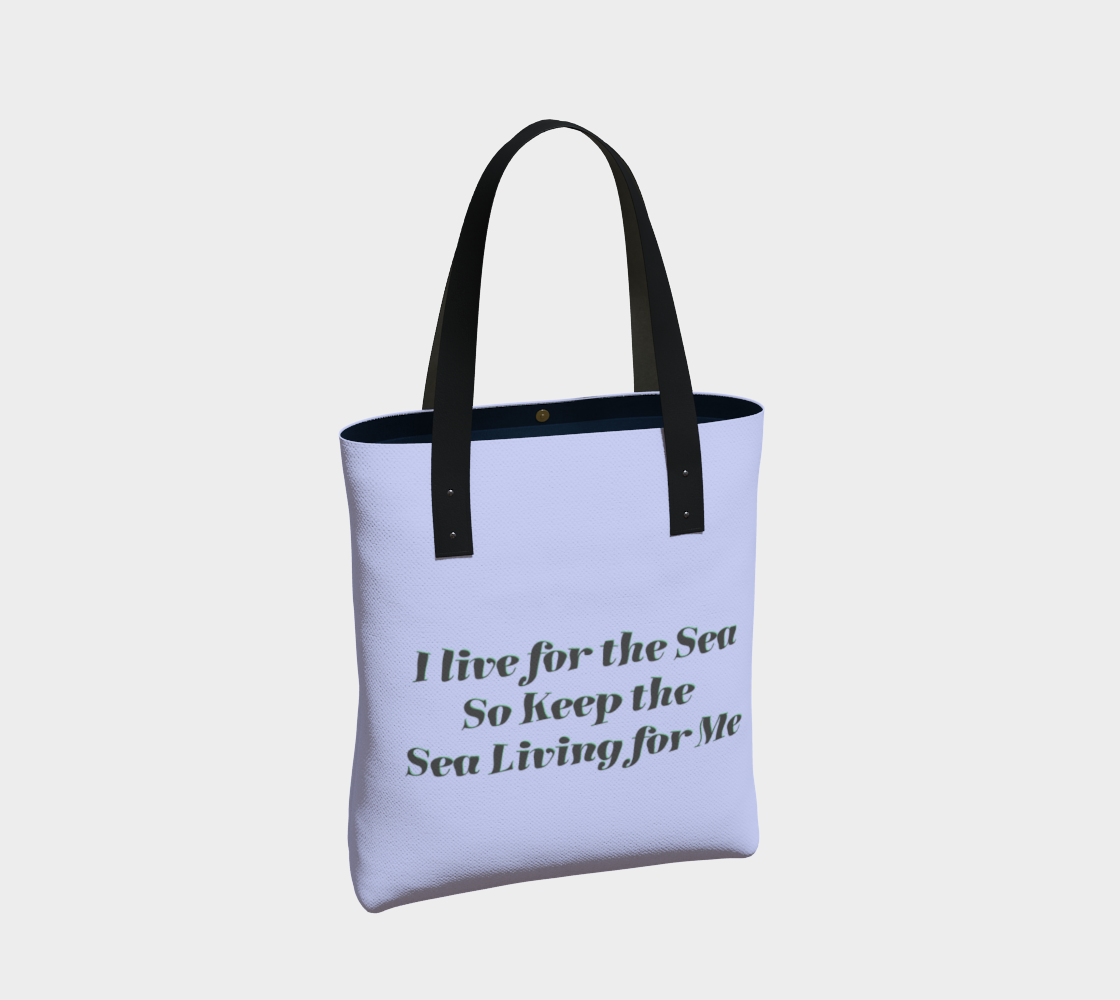 Sea Bunny w Text in Light Lilac preview #2