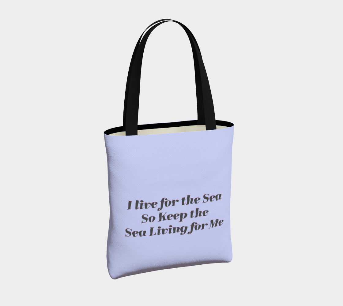 Ghost of the Sea w Text in Light Lilac preview #4