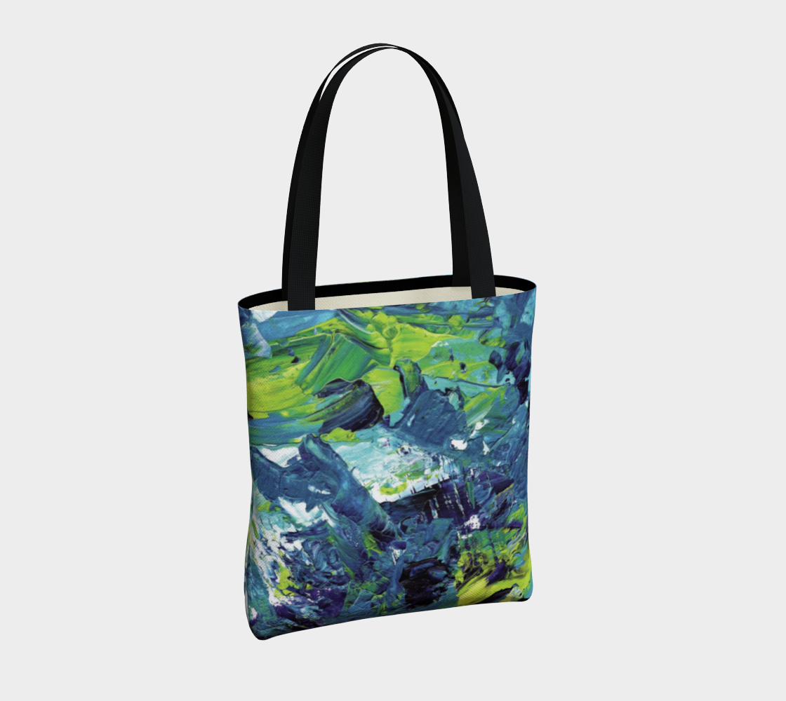 Bag_Painting-Blue and Green Miniature #5