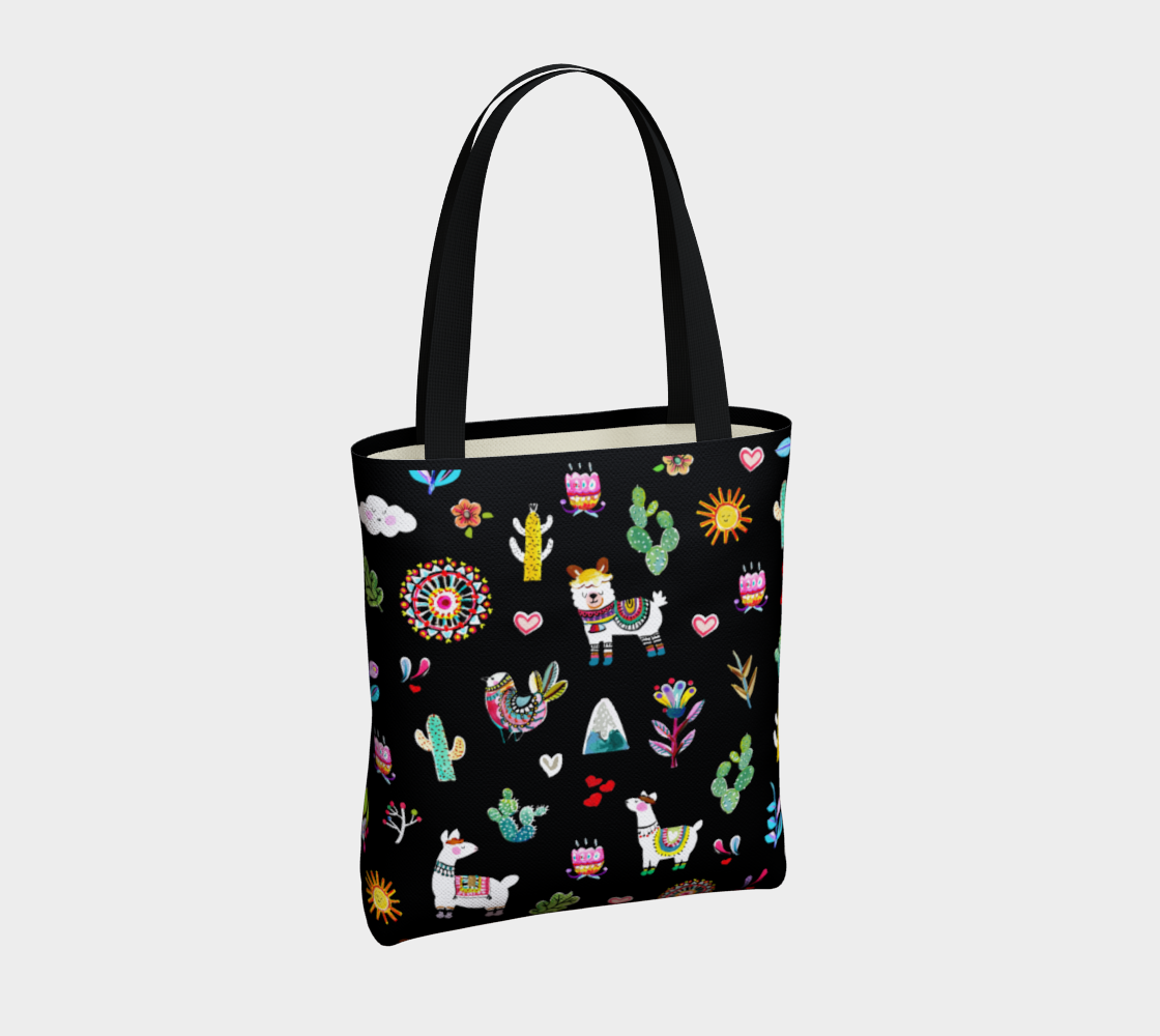 Llamas and Cactus 2.0 Tote Bag preview #4