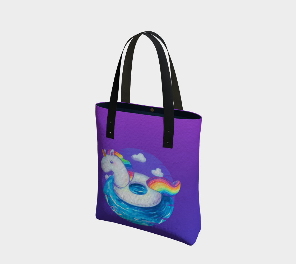 Unicorn Float Tote Bag preview