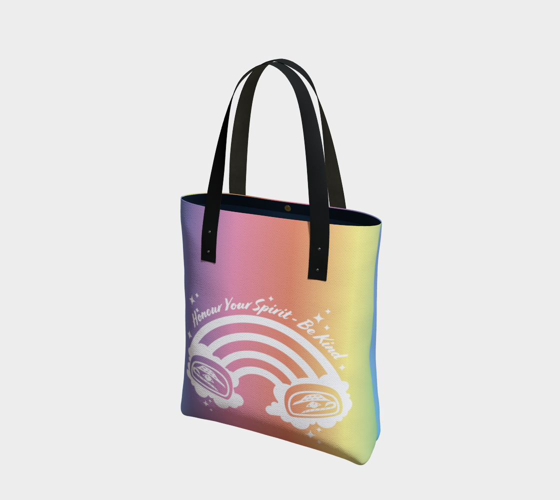 Aperçu de Be Kind Tote Rainbow #1