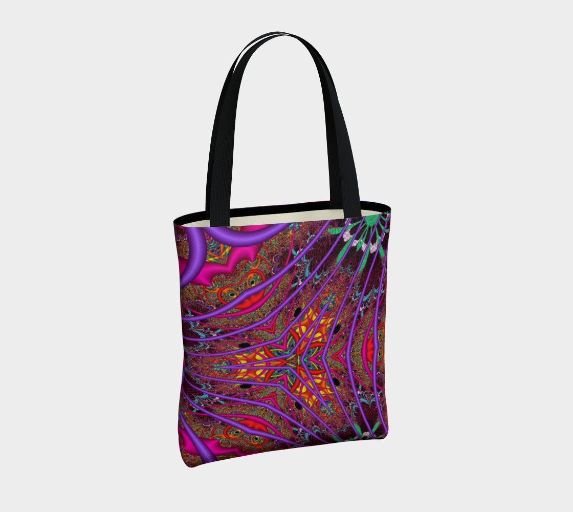 Aperçu de Wormhole Lace Tote Bag #4