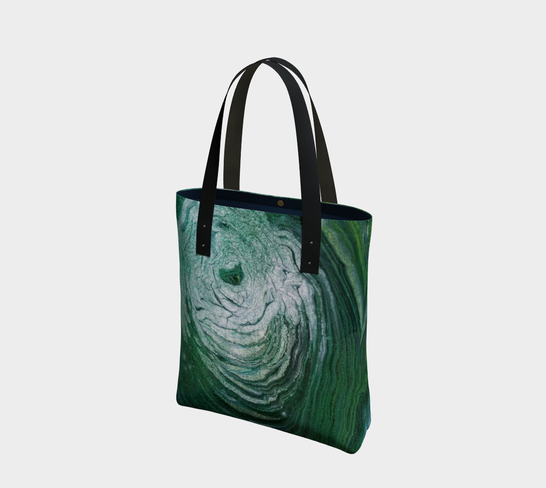 emerald geode tote bag preview #1