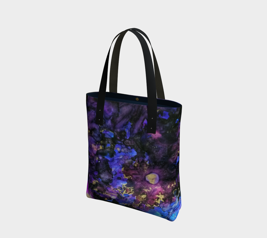 purple daisy tote bag preview #1