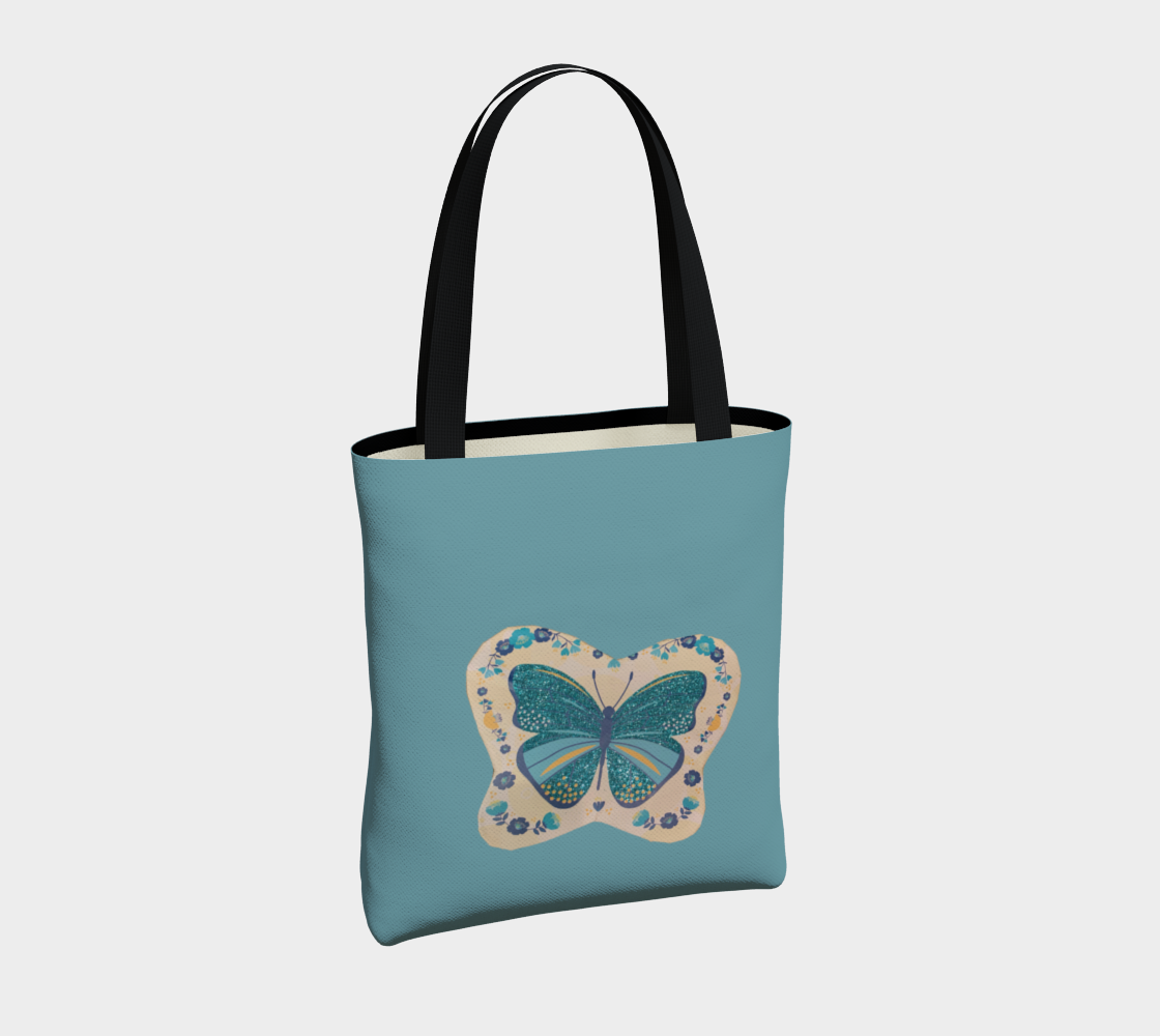 Butterfly Love Tote Bag preview #4