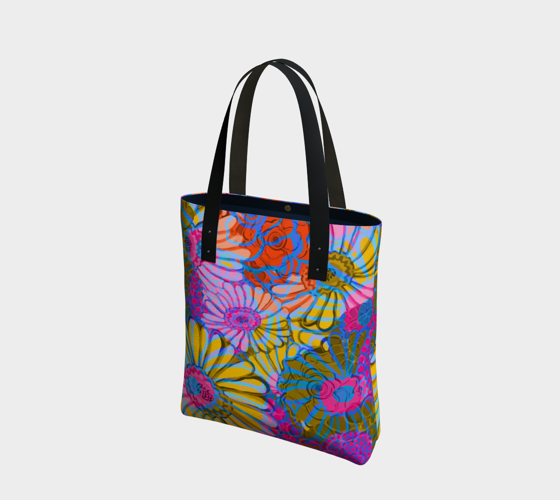 Funky Floral Tote Bag preview