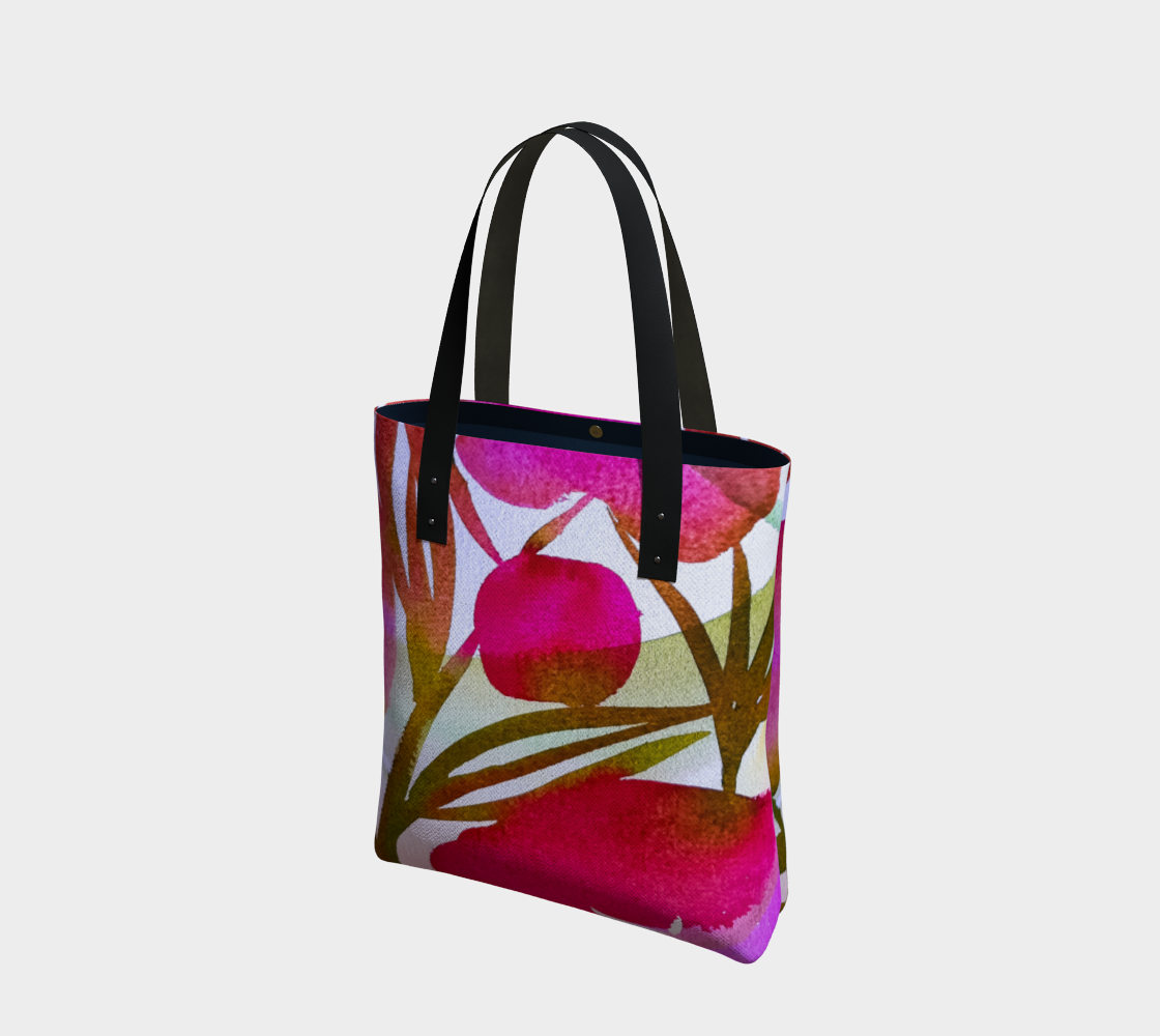 Abstract Peony Tote Bag preview
