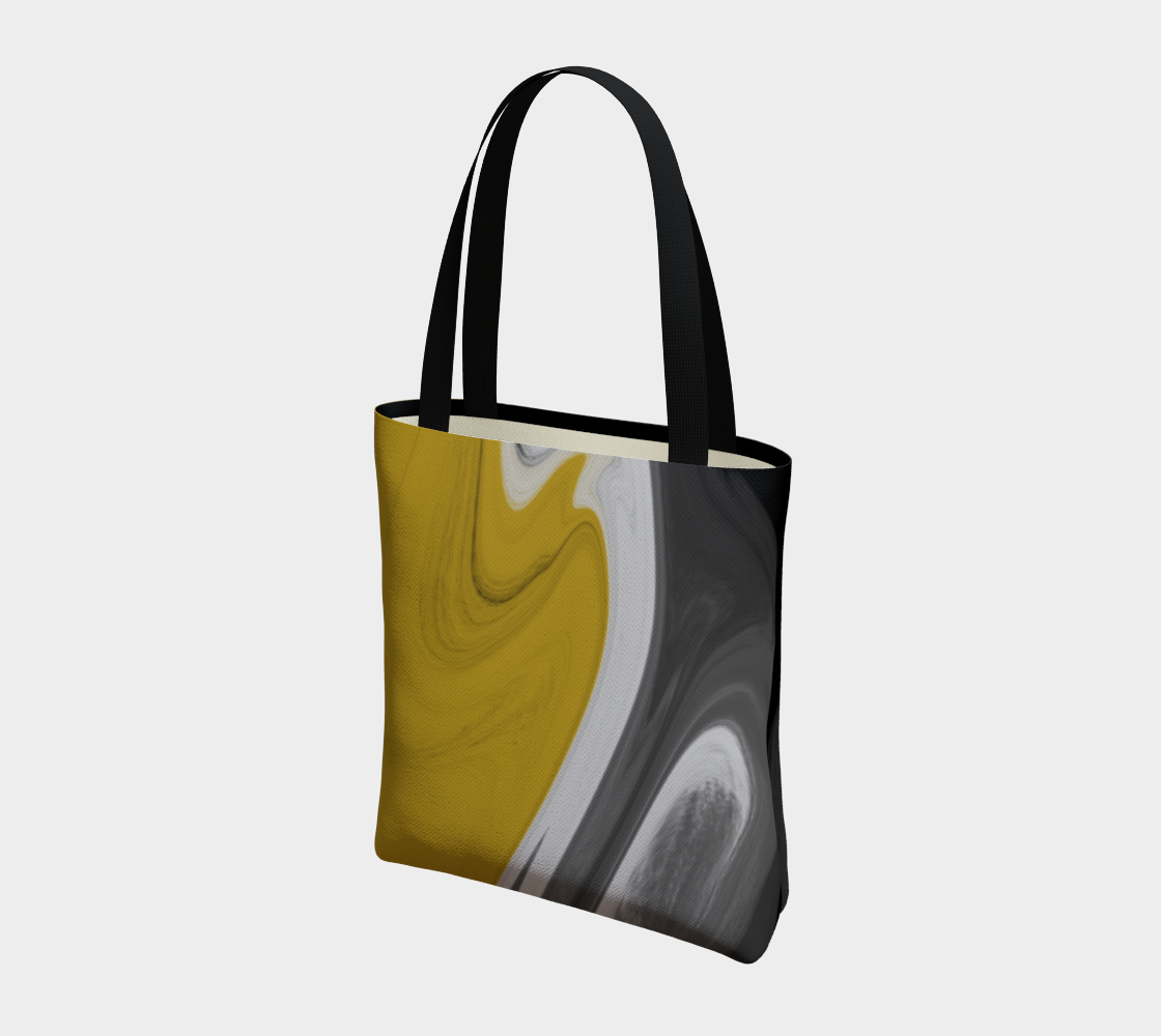 Liquid Black Gold Tote Bag preview #3