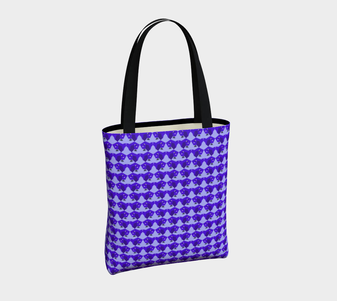Purple birdy pattern preview #4