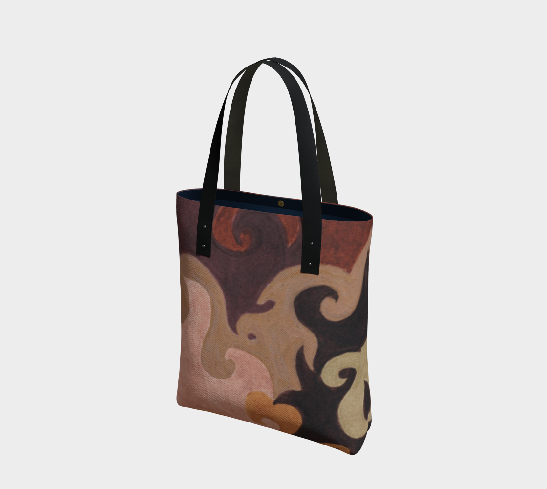 New Swirl Earth 1 Color Tote  preview
