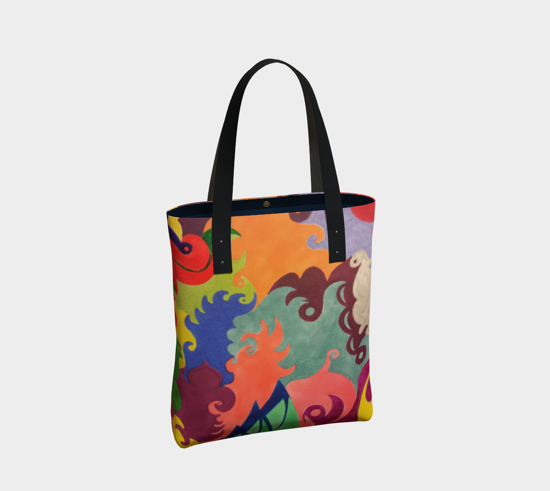 Swirl Color Tote Bag preview #2