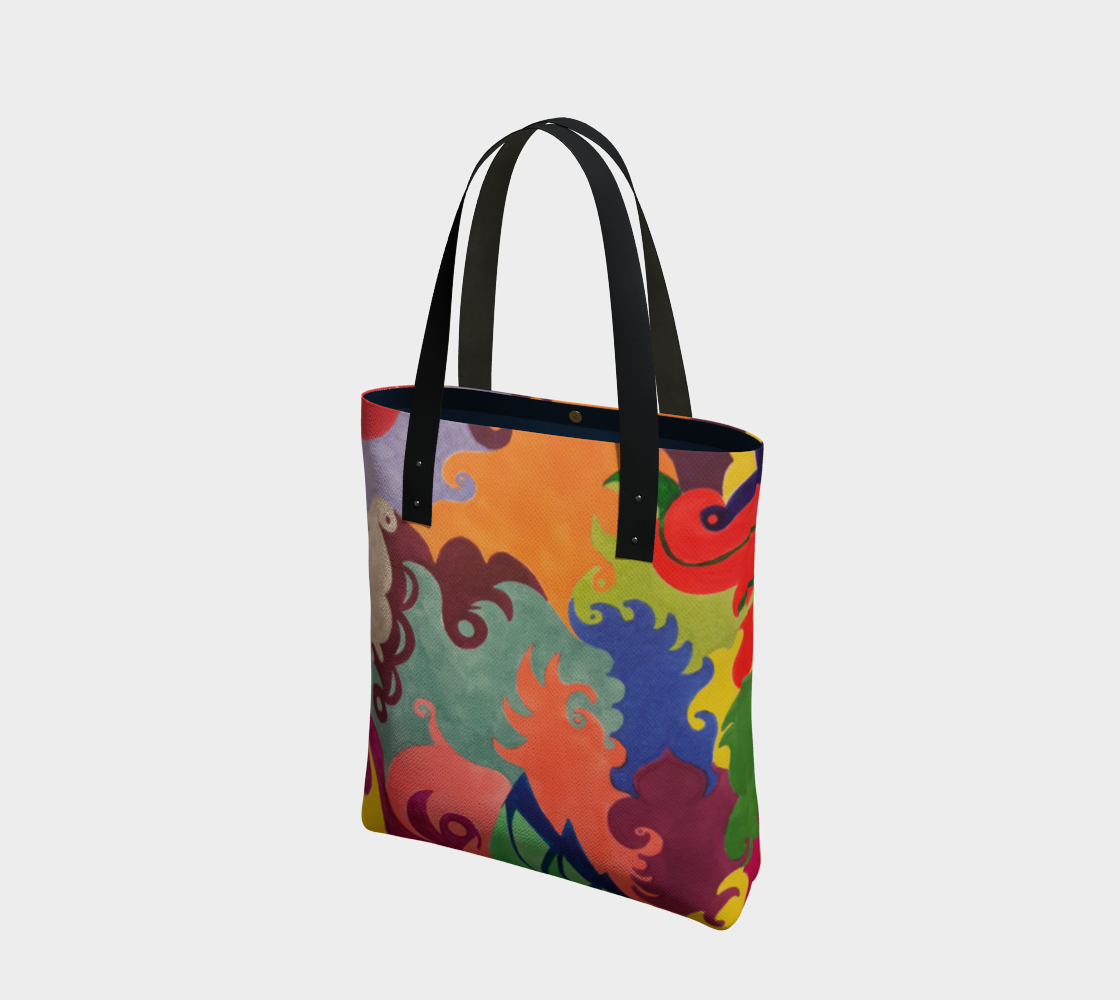 Swirl Color Tote Bag preview