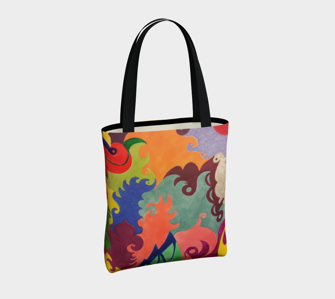Swirl Color Tote Bag preview #4