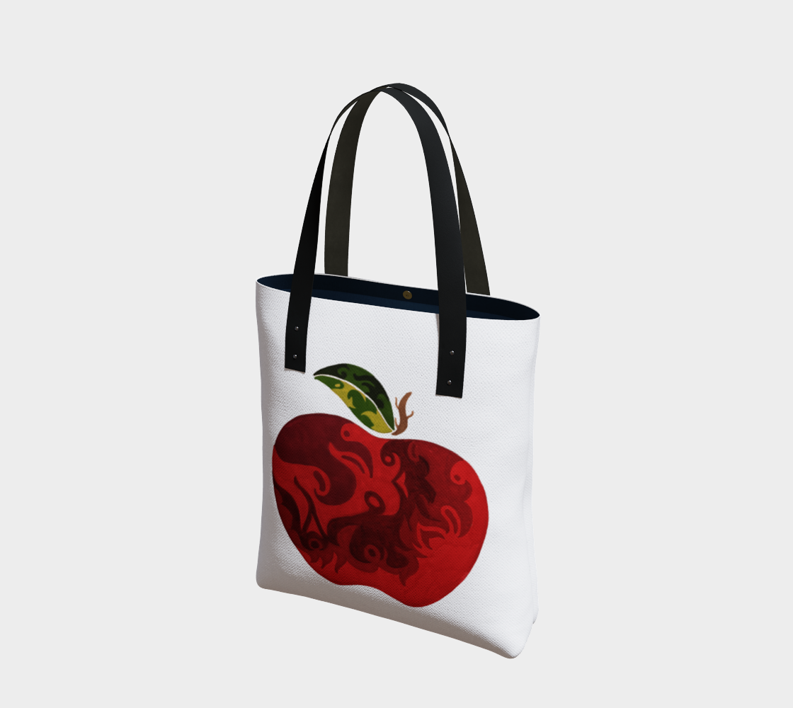 Red Apple Tote Bag preview #1