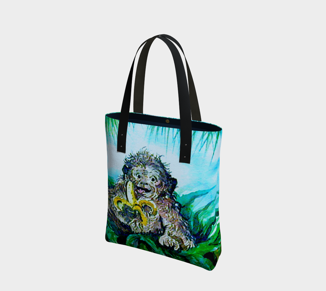 Viv's monkey got on your tote! preview