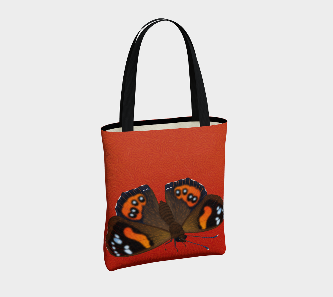 Giant Butterflies on Red Leaves preview #4