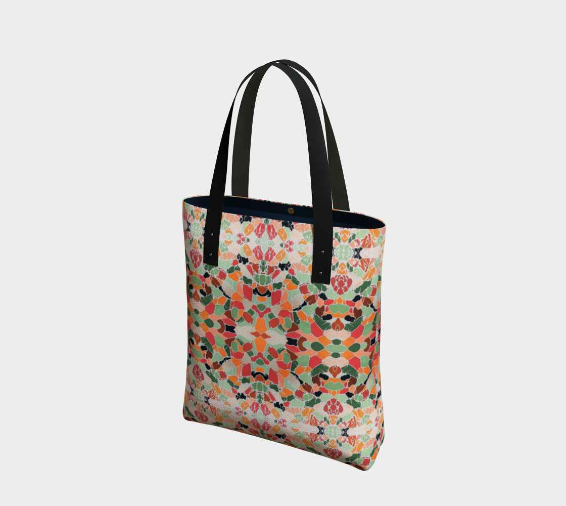 Faded Vintage Mosaic Tote Bag preview