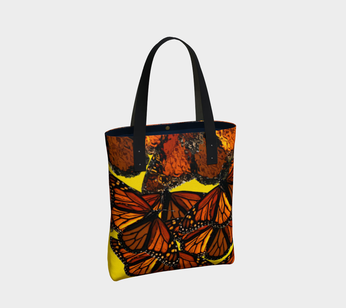 Monarch Flurry II USE MIRRORED Tote Bag thumbnail #3
