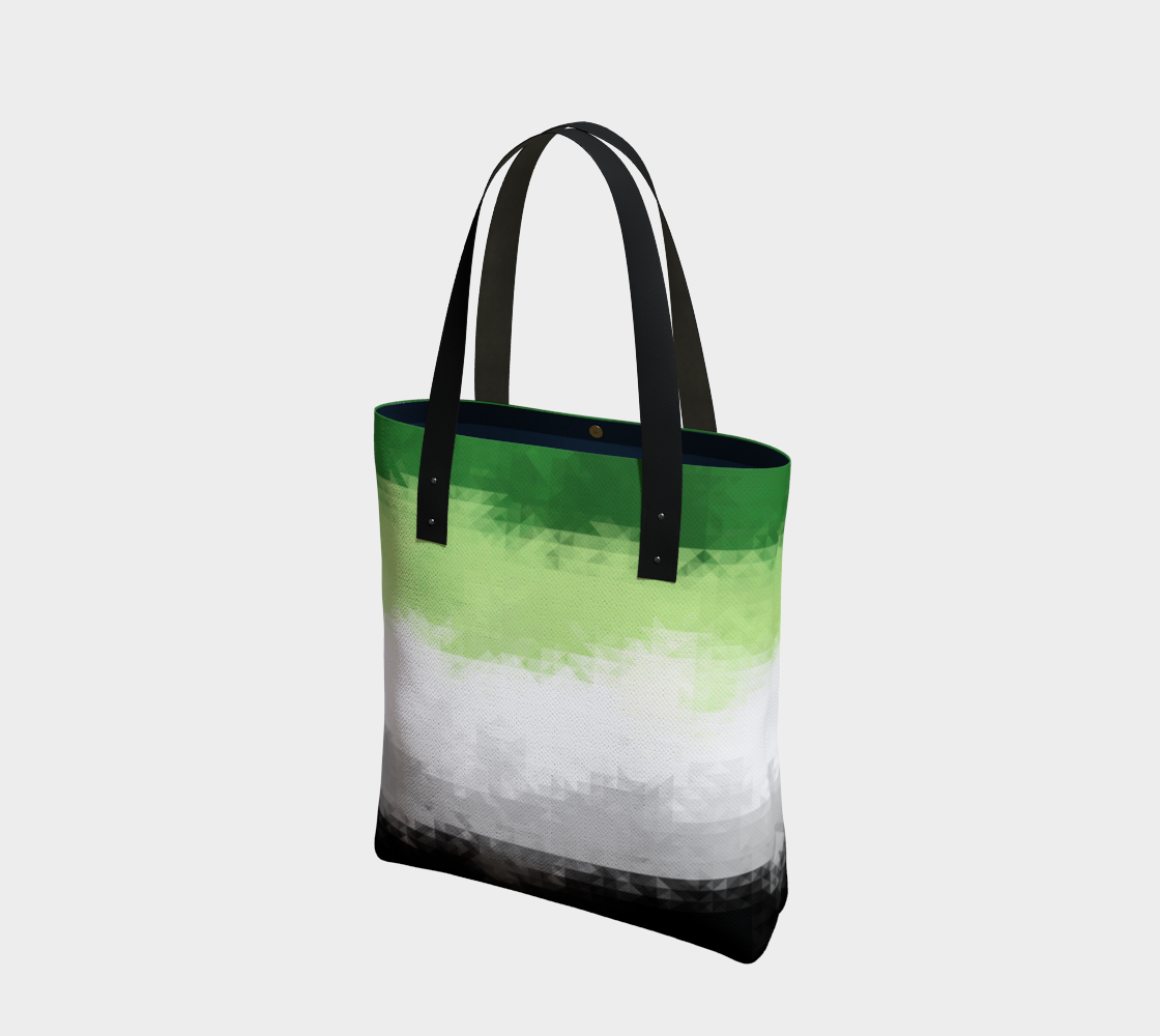 Trippy Geometric Abstract Aromantic Flag  preview