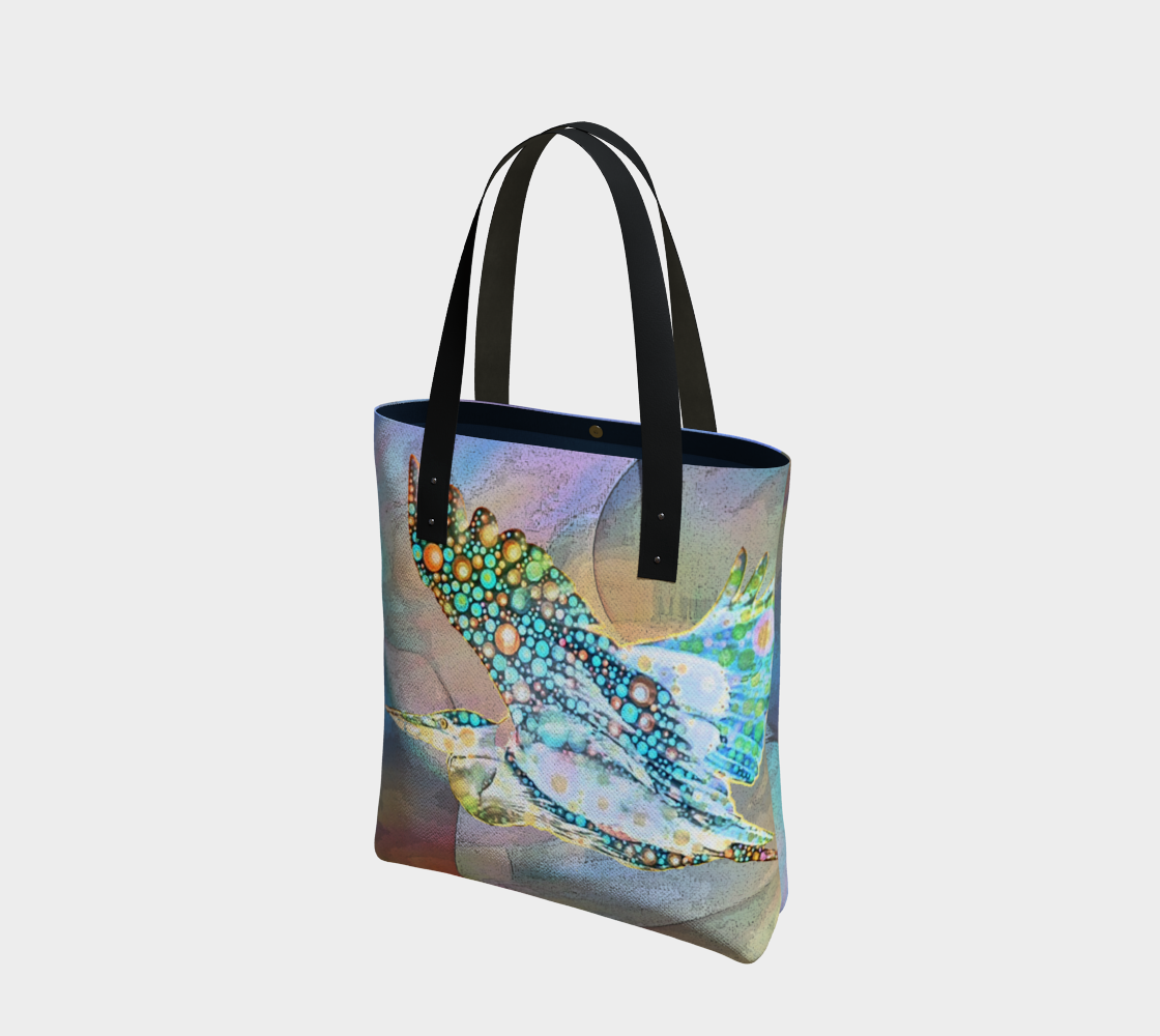 Heron (tote bag) 3D preview