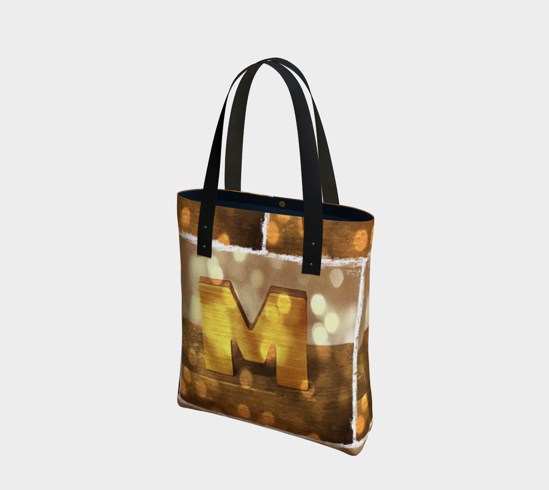 The letter M Tote bag  preview