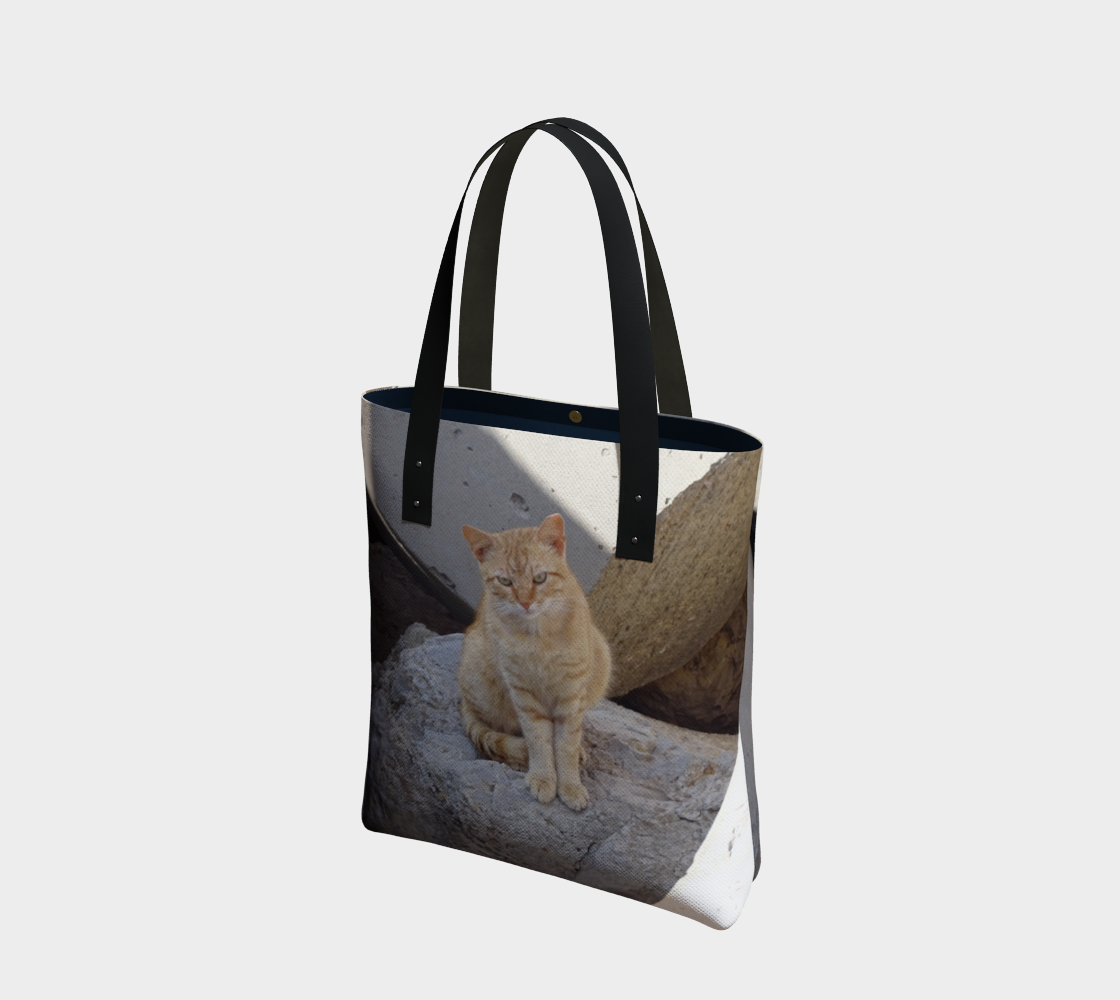 Cat ginger Tote bag preview