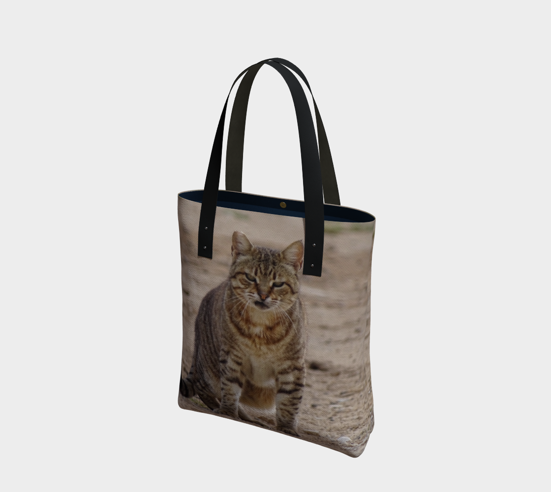 Cat Tote bag (brown cat) preview
